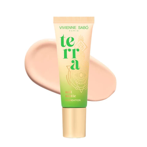 Tonālais Krēms Ar Matētu Finišu Vivienne Sabo Natural Coverage Foundation Terra
