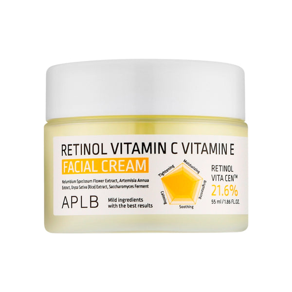 Крем для сияния кожи APLB Retinol Vitamin C Vitamin E Facial Cream