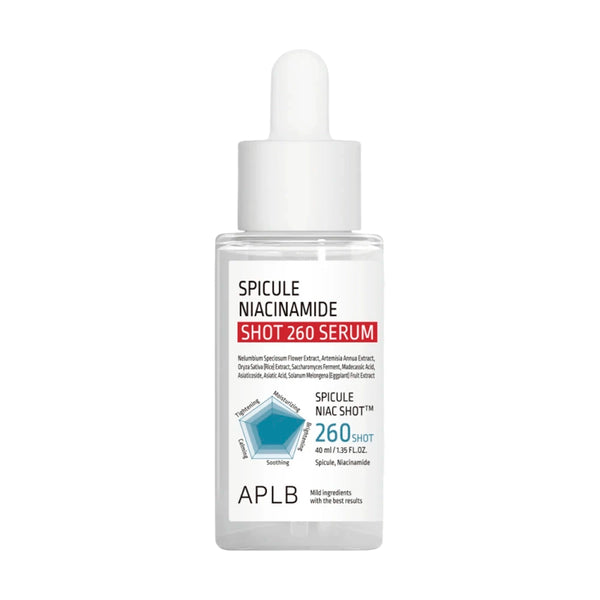 Осветляющая сыворотка с микроспикулами APLB Spicule Niacinamide Shot 260 Serum