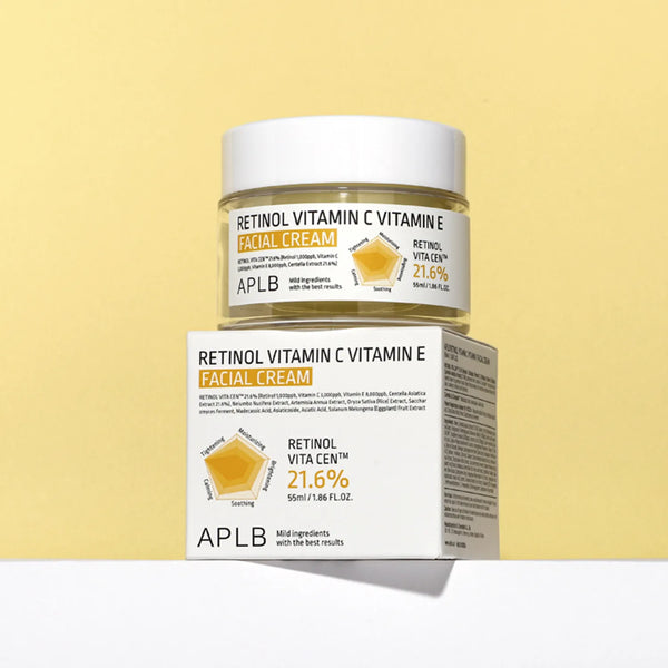 Крем для сияния кожи APLB Retinol Vitamin C Vitamin E Facial Cream