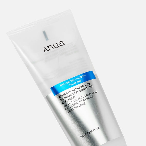 Mitrinošs gels sejas mazgāšanai Anua 8 Hyaluronic Acid Moisturizing Gentle Gel Cleanser
