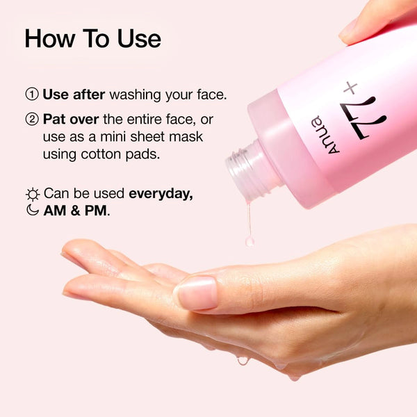 Toniks ar niacīna esenci Anua Peach 77 Niacin Essence Toner