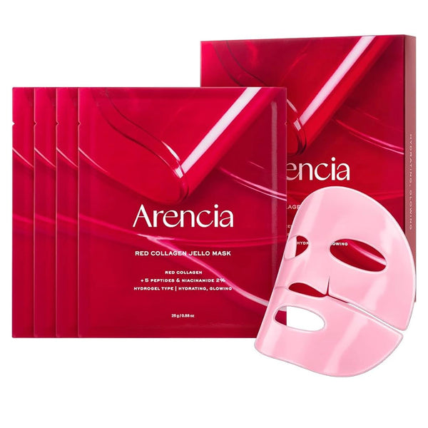 Гидрогелевая маска с коллагеном и пептидами Arencia Red Collagen Jello Mask