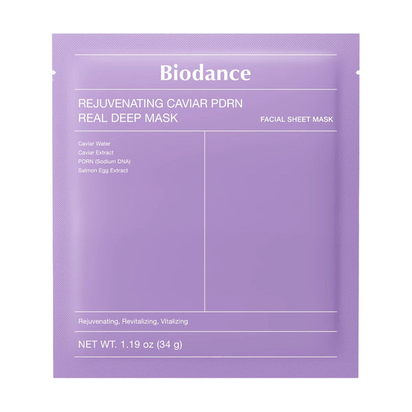 Ночная гидрогелевая маска Biodance Rejuvenating Caviar PDRN Real Deep Mask