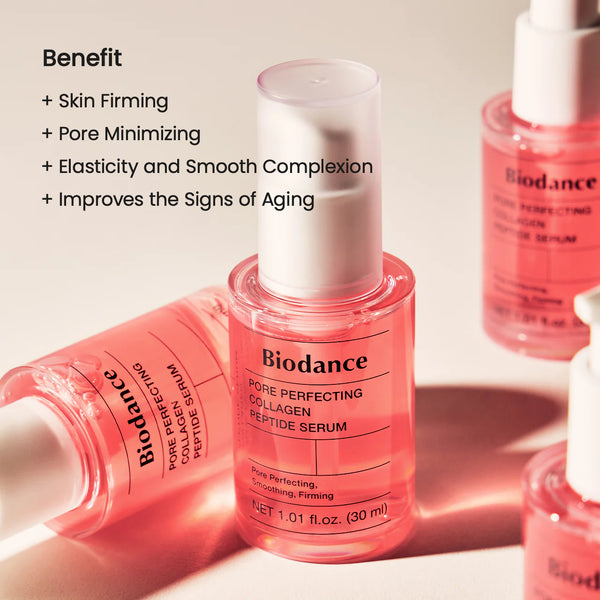 Poras savelkošs sejas serums Biodance Pore Perfecting Collagen Peptide Serum