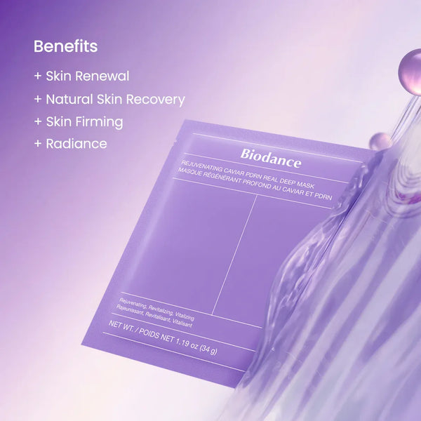 Ночная гидрогелевая маска Biodance Rejuvenating Caviar PDRN Real Deep Mask