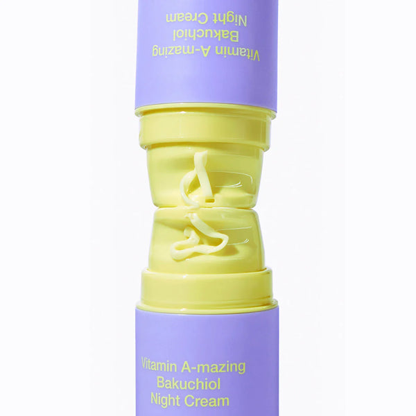 Nakts krēms ar retinālu un bakučiolu ādas elastībai By Wishtrend Vitamin A-mazing Bakuchiol Night Cream