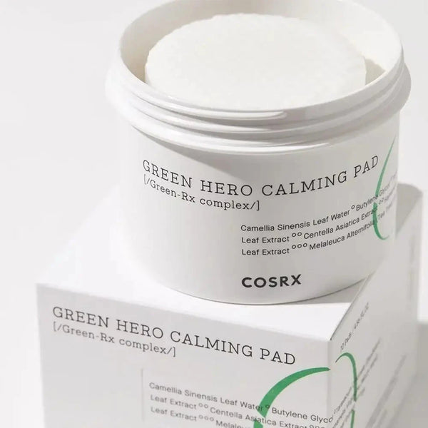 Nomierinoši spilventiņi jutīgai ādai COSRX One Step Green Hero Calming Pad