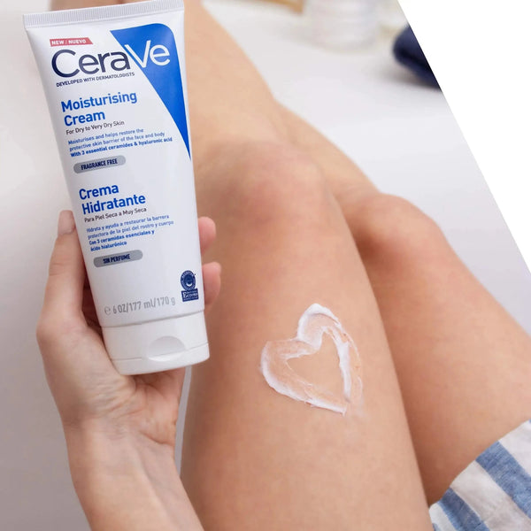 Mitrinošs krēms sausai un ļoti sausai ādai CeraVe Moisturizing Cream