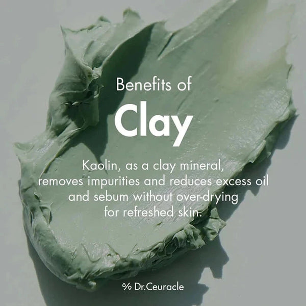 Attīroša māla maska ar matcha tēju Dr.Ceuracle Jeju Matcha Clay Pack