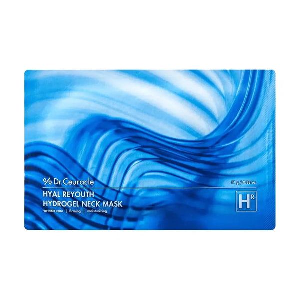 Hidrogela liftinga maska kakla ādai krunciņu novēršanai Dr.Ceuracle Hyal Reyouth Hydrogel Neck Mask
