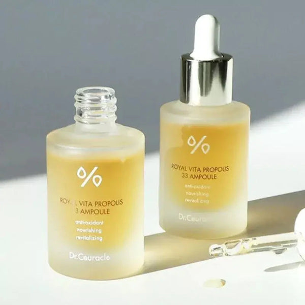 Ampula ar propolisu sejas ādas toņa uzlabošanai Dr.Ceuracle Royal Vita Propolis 33 Ampoule