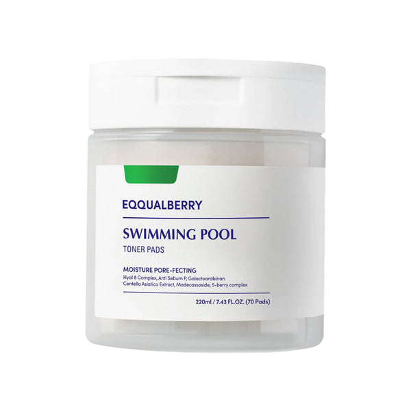 Увлажняющие и успокаивающие тонизирующие диски для лица EQQUALBERRY Swimming Pool Toner Pads