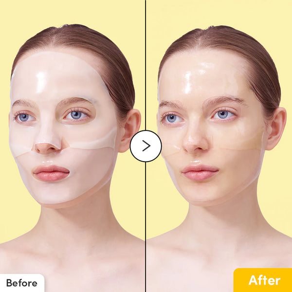 Гидрогелевая маска для сияния кожи EQQUALBERRY Collagen Glow Up Hydrogel Mask
