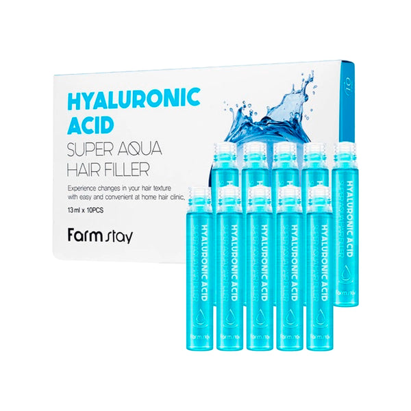 Matu atjaunojošs fillers ar hialuronskābi Farmstay Hyaluronic Acid Super Aqua Hair Filler