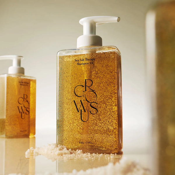 Отшелушивающий очищающий шампунь Growus Sea Salt Therapy Shampoo