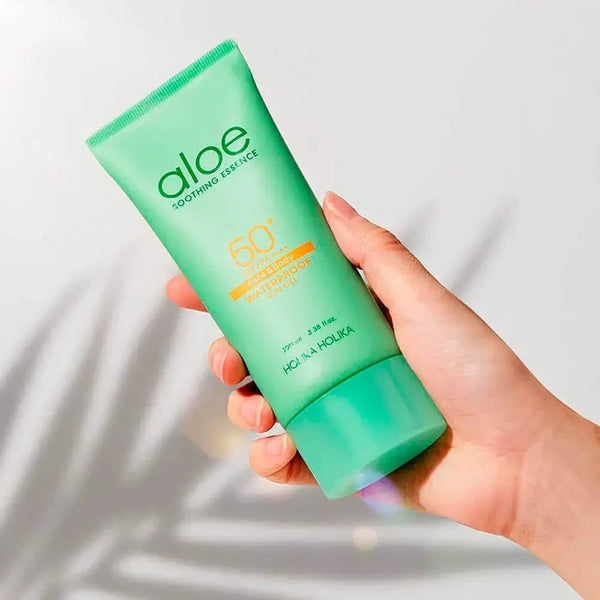Ūdensnoturīgs saules aizsargkrēms ar alveju Holika Holika Aloe Waterproof Sun Cream SPF 50+ PA ++++