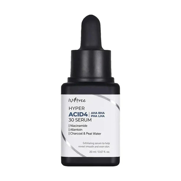 Serums-pīlings ar skābju kompleksu Isntree Hyper Acid 4 AHA BHA PHA LHA 30 Serum
