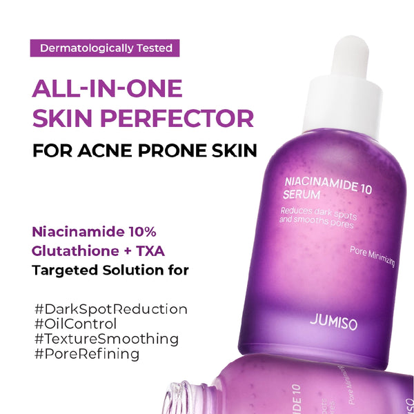 Balinošs un ādu izlīdzinošs serums Jumiso Niacinamide 10 Serum