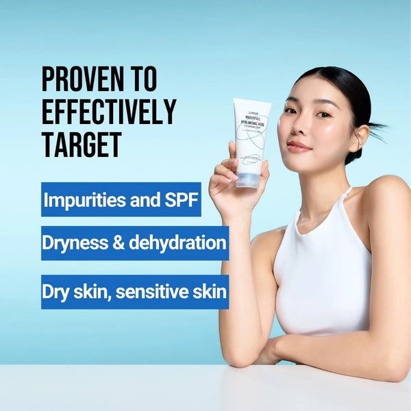 Увлажняющая очищающая пенка для лица Jumiso Waterfull Hyaluronic Acid Cleansing Foam