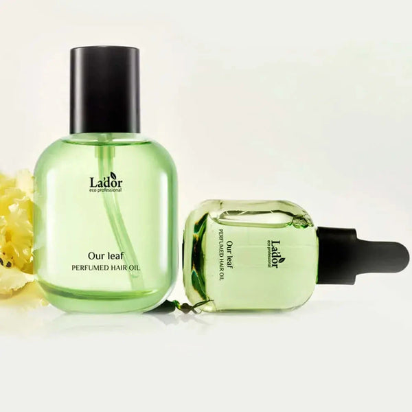 Mitrinoša eļļa matiem ar zaļās rozes aromātu Lador Perfumed Hair Oil 03 Our Leaf