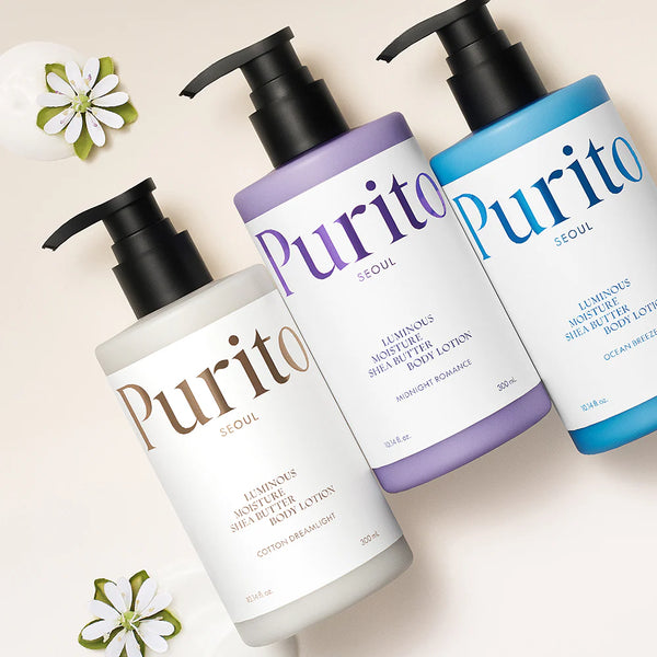 Parfimēts losjons ķermenim Purito Seoul Luminous Moisture Shea Butter Body Lotion Cotton Dreamlight