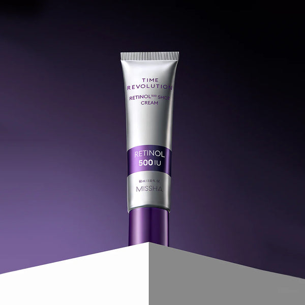 Pretgrumbu retinola krēms MISSHA Time Revolution Retinol 500 Shot Cream