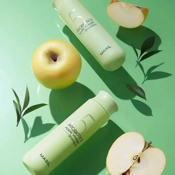 Pretblaugznu šampūns ar ābolu etiķi Masil 5 Probiotics Apple Vinegar Shampoo