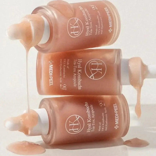 Atjaunojoša ampula ar 70% kombuču un keramīdiem Medi-Peel Hyal Kombucha Tea-Tox Ampoule