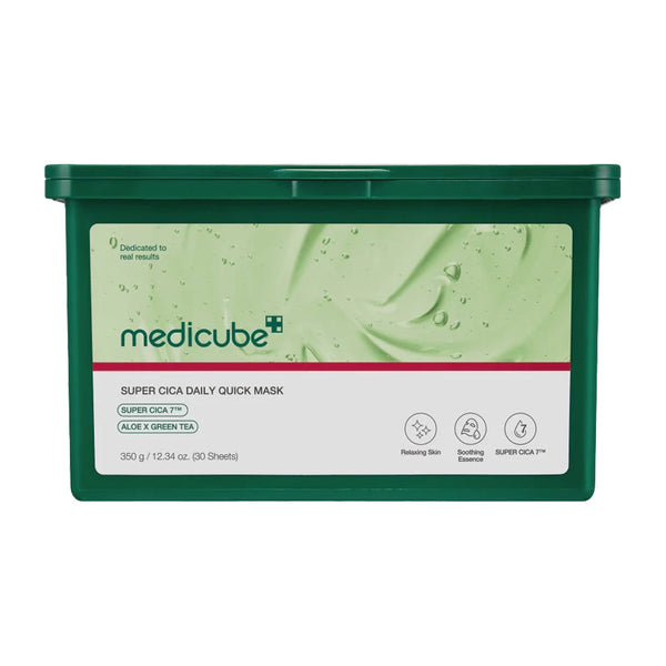 Nomierinošu auduma masku komplekts Medicube Super Cica Daily Quick Mask