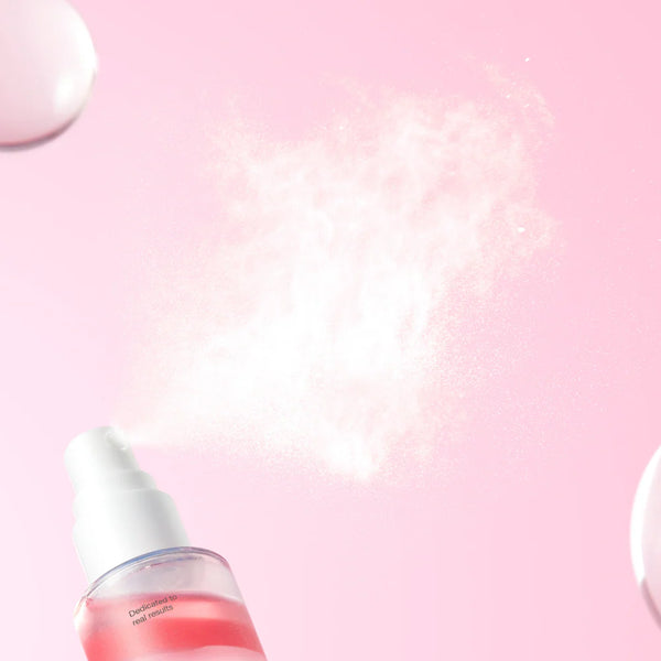 Serums-izsmidzināmais līdzeklis mirdzuma piešķiršanai ādai Medicube PDRN Pink Glutathione Serum Mist