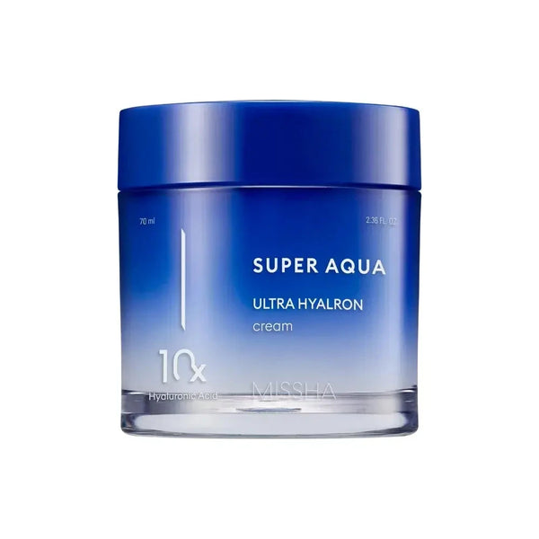 Ultramitrinošs krēms ar 10 hialuronskābes veidiem Missha Super Aqua Ultra Hyalron Cream