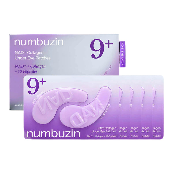 Антивозрастные коллагеновые патчи для глаз Numbuzin No.9 NAD+ Collagen Under Eye Patches