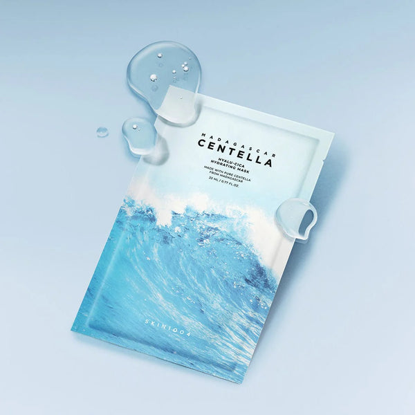 Mitrinoša auduma maska ar centellu SKIN1004 Madagascar Centella Hyalu-Cica Hydrating Mask