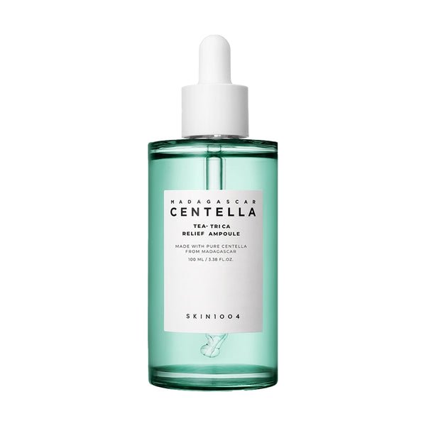 Nomierinoša ampula problemātiskai ādai SKIN1004 Madagascar Centella Tea-Trica Relief Ampoule