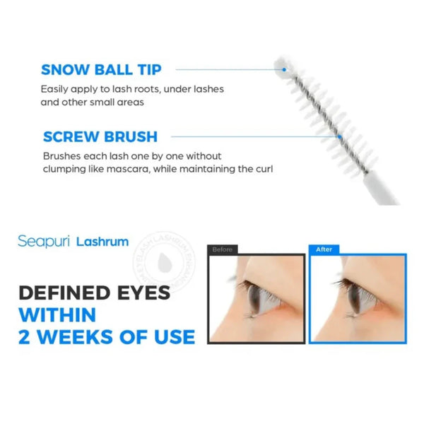 Сыворотка для ресниц Seapuri Lashrum Eyelash Enhancing Serum