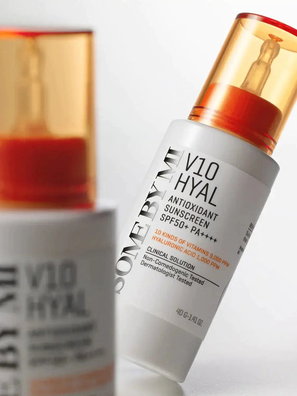 Saules aizsargkrēms ar antioksidantiem Some By Mi V10 Hyal Antioxidant Sunscreen SPF50+ PA++++