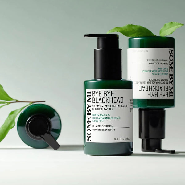 Skābekļa attīrošs līdzeklis pret melnajiem punktiem Some By Mi Bye Bye Blackhead Bubble Cleanser