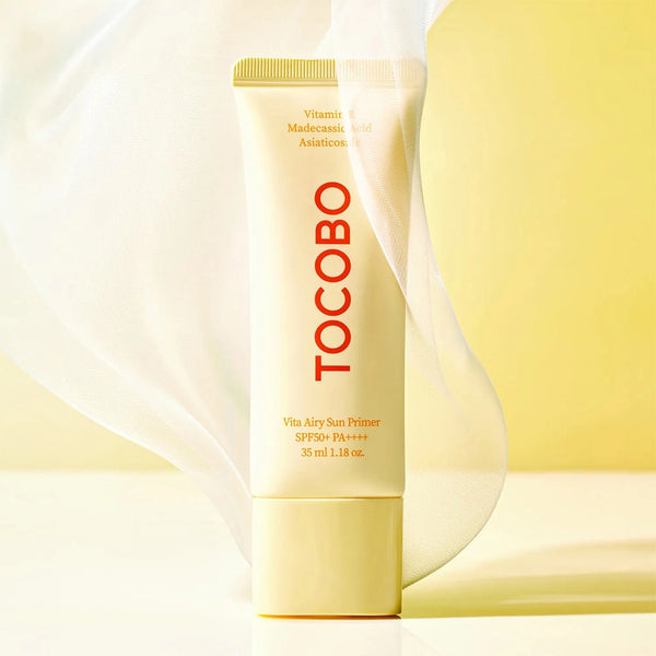 Saules aizsargpraimeris poru sašaurināšanai Tocobo Vita Airy Sun Primer SPF50+ PA++++