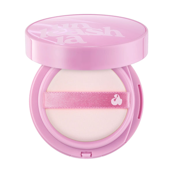 Mitrinošs kušons ar mirdzošu noslēguma akcentu Unleashia Don't Touch Glass Pink Cushion SPF50+ PA++++