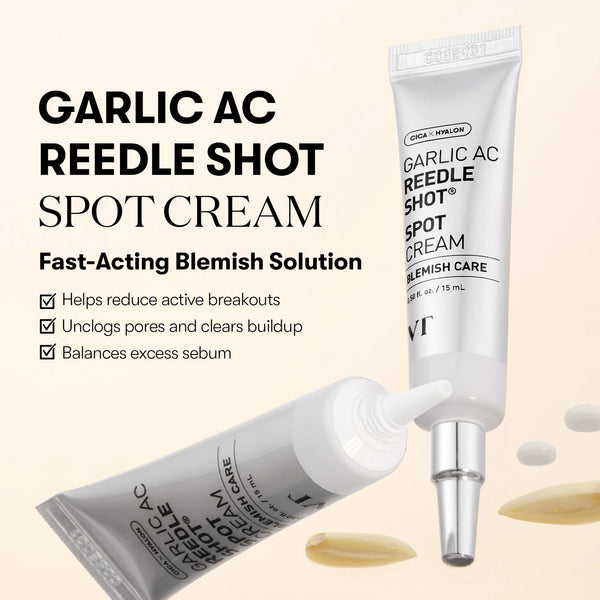 Локальный крем против воспалений VT Cosmetics Garlic AC Reedle Shot Spot Cream