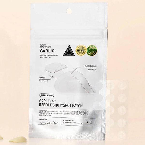 Патчи от акне VT Cosmetics Garlic AC Reedle Shot Spot Patch
