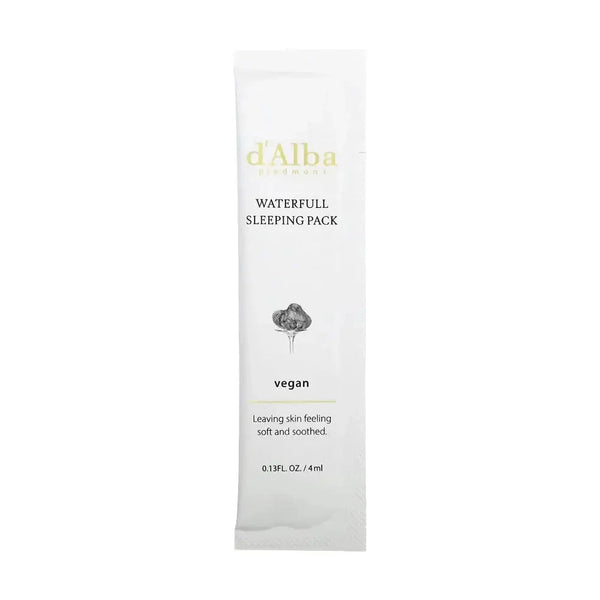 Gelveida nakts maska d'Alba Waterfull Vegan Sleeping Pack
