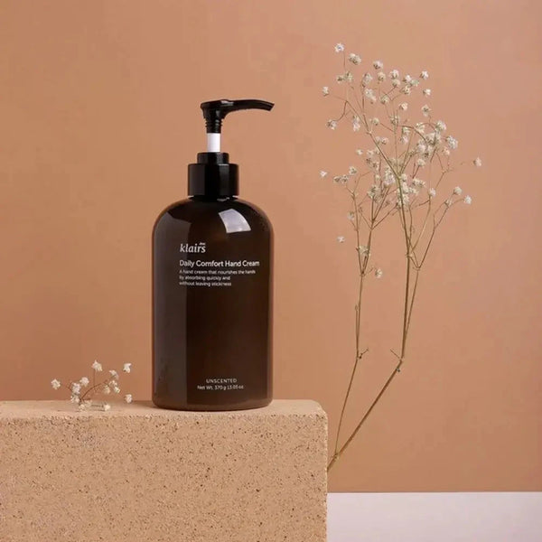 Mitrinošs krēms rokām ar 8 hialuronskābes veidiem Dear Klairs Daily Comfort Hand Cream