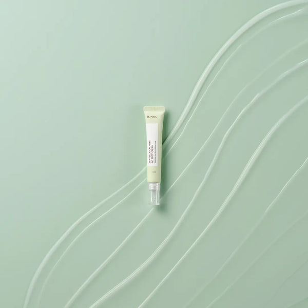 Punktveida uzklāšanai paredzēts krēms piņņu novēršanai iUNIK Centella Calming AC Spot Cream