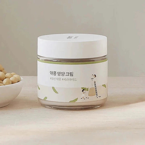 Barojošs krēms ar melno soju Round Lab Soybean Nourishing Cream