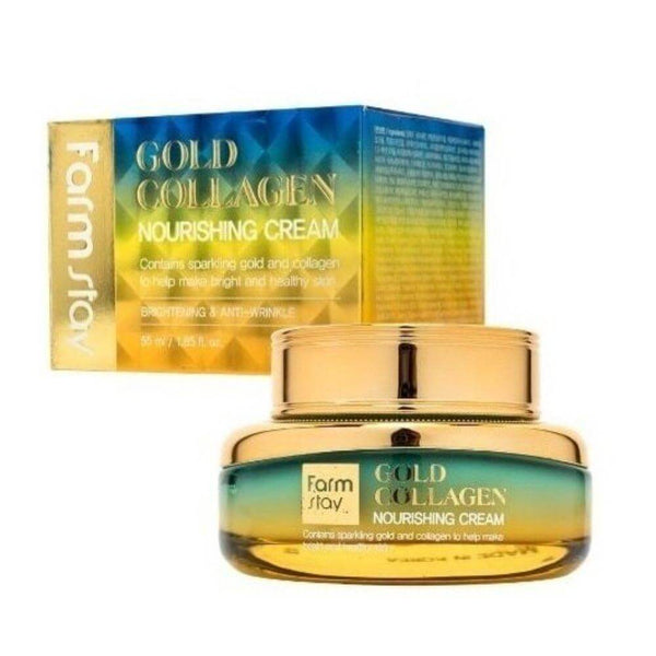 Barojošs krēms ar kolagēnu FarmStay Gold Collagen Nourishing Cream