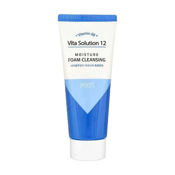 Attīrošas mitrinošas putas sejai Jigott Vita Solution 12 Moisture Foam Cleansing
