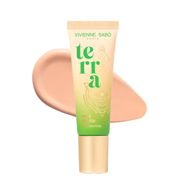 Tonālais Krēms Ar Matētu Finišu Vivienne Sabo Natural Coverage Foundation Terra