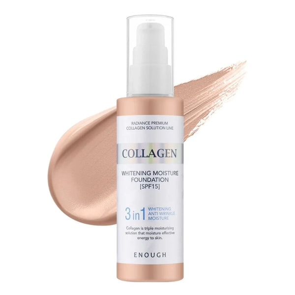 Тональный крем с коллагеном Enough Collagen Whitening Moisture Foundation SPF15